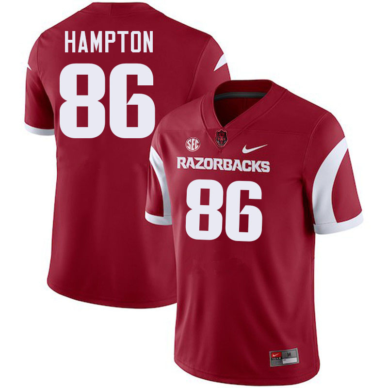 Dan Hampton Arkansas Jersey,Arkansas Razorbacks #86 Dan Hampton Jersey Youth College-Retro Cardinal